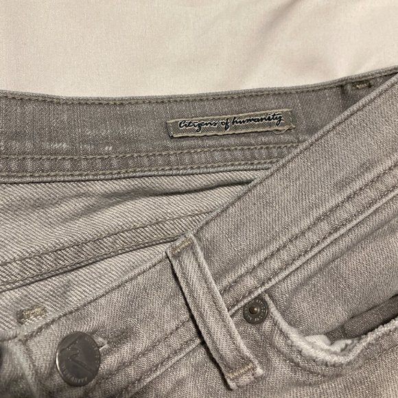 Citizens of Humanity CoH Gray Ingrid Flare Jeans Concord #198 Stretch - Picture 4 of 15